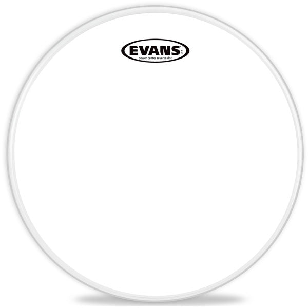 Evans B14G1RD Power Centre Reverse Dot Snare Batter Coated 1 Ply 14"-Music World Academy
