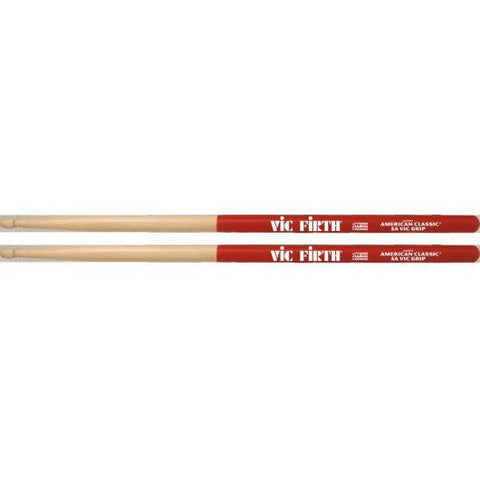 Vic Firth 5AVG Drumsticks American Classic Wood Tip Hickory with Vic Grip-Music World Academy