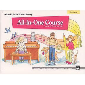 Alfred AP1921 All-in-One Basic Piano Course Book 1-Music World Academy