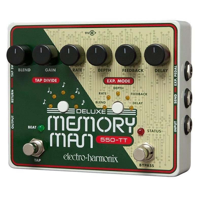 Electro-Harmonix Deluxe Memory Man 550-TT Tap Tempo 550mS Analog