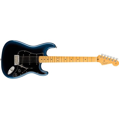 Fender American Professional II Stratocaster Electric Guitar MN with Hardshell Case-Dark Night-Music World Academy