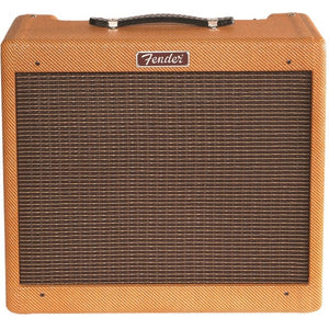 Fender Blues Junior Limited Edition C12N Electric Guitar Tube Amp with 12" Speaker, 15 Watts-Lacquered Tweed-Music World Academy