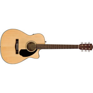 Fender CC-60SCE Concert Acoustic/Electric Guitar-Natural-Music World Academy