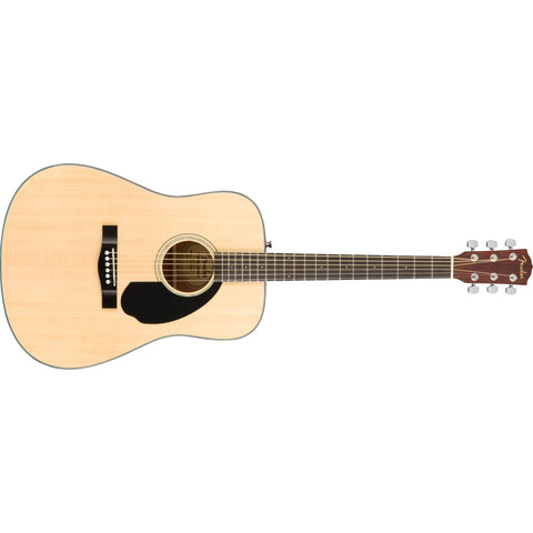 Fender CD-60S Dreadnought Acoustic Guitar-Natural-Music World Academy