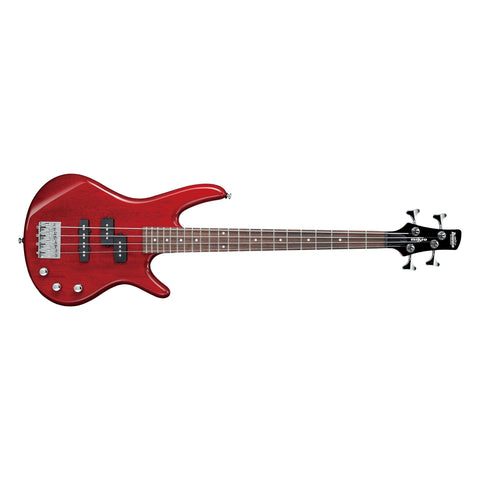 Ibanez GSRM20-TR Gio Series Mikro 4-String Short Scale Electric Bass-Transparent Red-Music World Academy