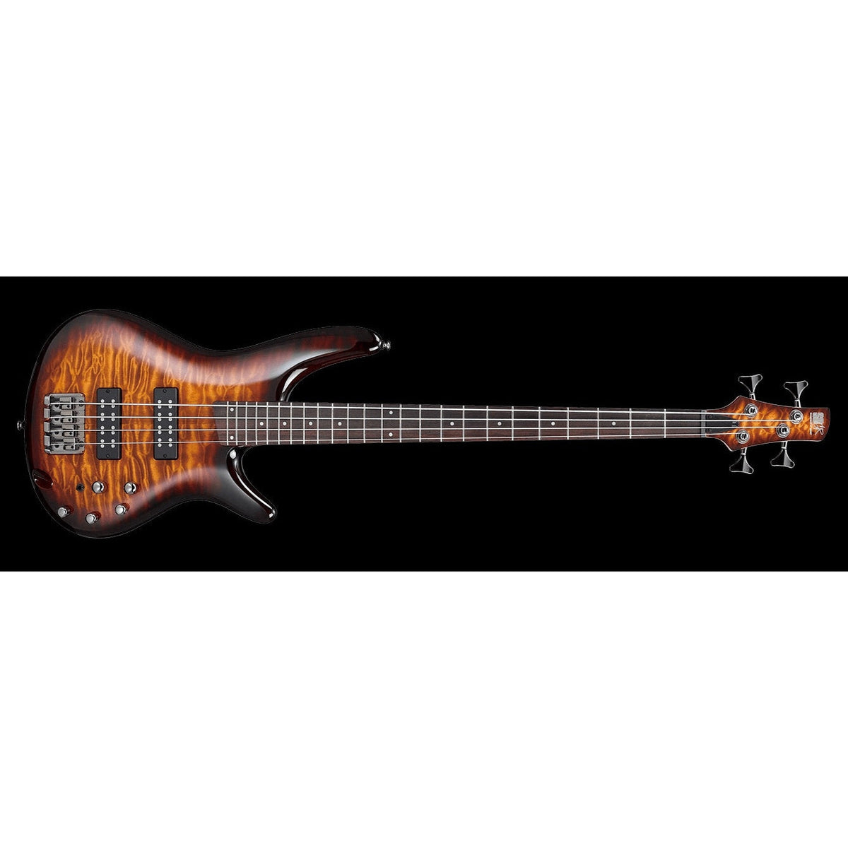 Ibanez SR400EQM-DEB SR Series Electric Bass Guitar-Dragon Eye Burst