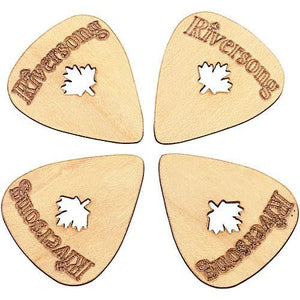 Riversong RS-4PAK ORG 0.8mm Wood Picks Original 5-Ply Maple 4-Pack-Music World Academy