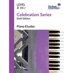 The Royal Conservatory Celebration Series Piano Etudes Level 3 Sixth Edition with Online Recordings-Music World Academy