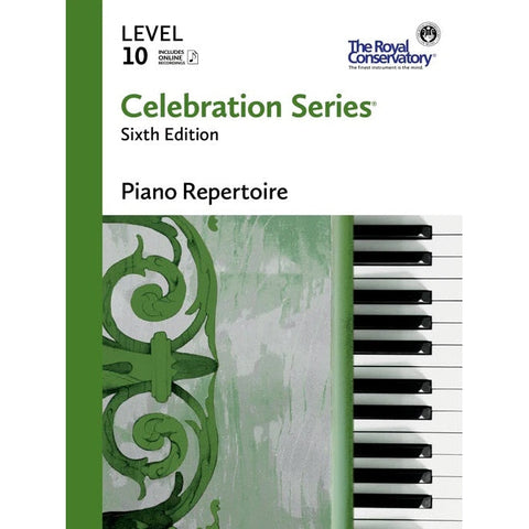 The Royal Conservatory Celebration Series Piano Repertoire Level 10 Sixth Edition with Online Recordings-Music World Academy