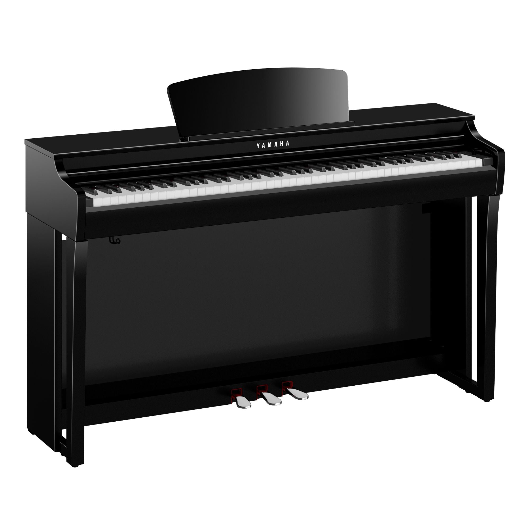 Yamaha Clavinova CLP-725PE Digital Piano-Polished Ebony with Bench-Music World Academy