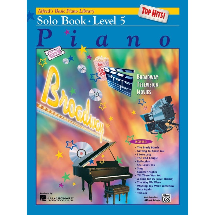 Alfred 19658 Basic Piano Solo Book Top Hits-Level 5-Music World Academy