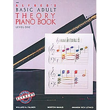 Alfred 2462 Basic Adult Theory Piano Book-Level 1-Music World Academy