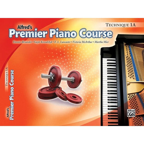 Alfred 27627 Premier Piano Course Technique Book 1A-Music World Academy