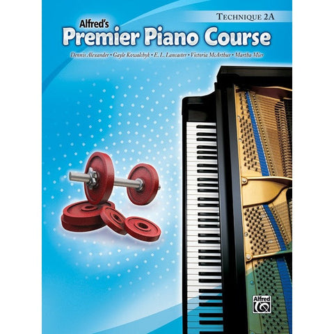 Alfred 32077 Premier Piano Course Technique Book 2A-Music World Academy