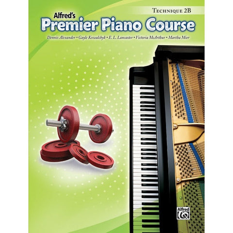 Alfred 32177 Premier Piano Course Technique Book 2B-Music World Academy