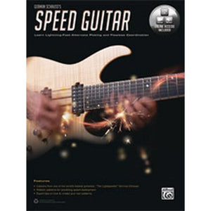 Alfred 44775 German Schauss's Speed Guitar Book with Online Access-Music World Academy