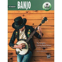Alfred 44935 The Complete 5-String Banjo Method Book-Intermediate with Online Access-Music World Academy