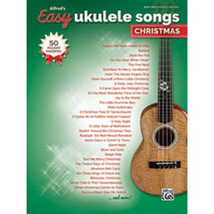 Alfred 46020 Easy Ukulele Songs Christmas Book-Music World Academy