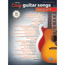 Alfred Easy Guitar Songs Movie Hits Book Tab Edition-Music World Academy