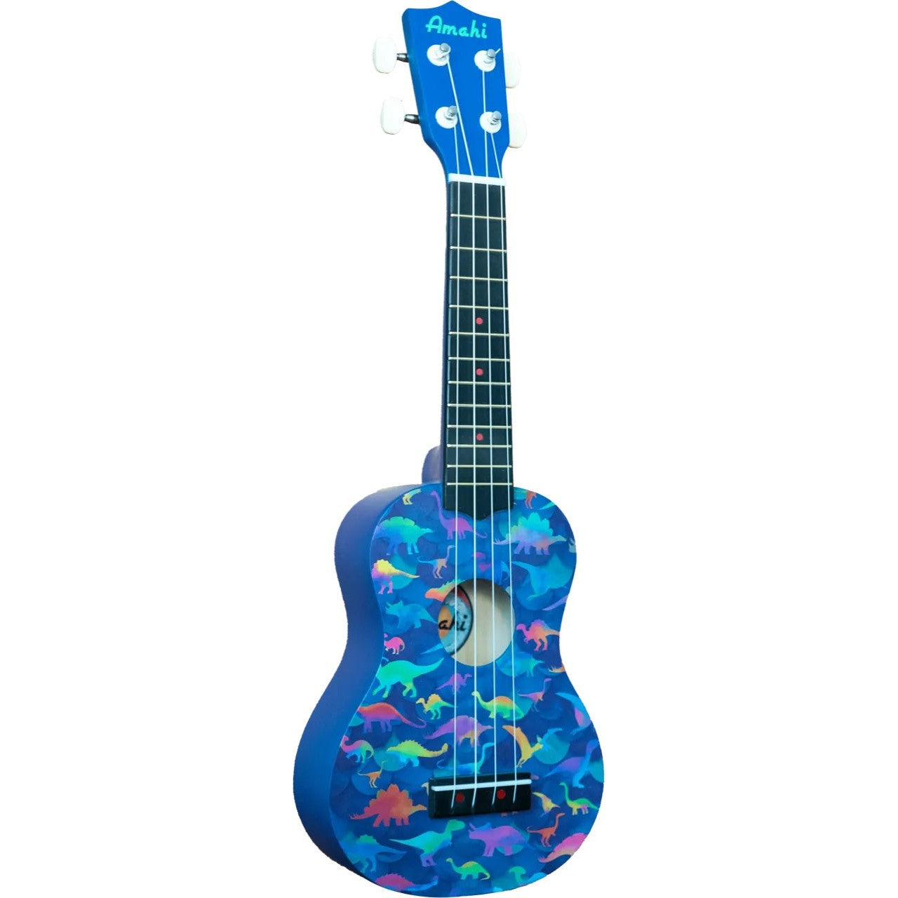 Amahi DDUK19 Tropical Series Soprano Ukulele with Gig Bag-Dinosaur-Music World Academy