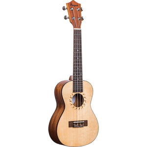 Amahi PGUK225C Penguin Classic Spruce Concert Ukulele with Gig Bag-Music World Academy