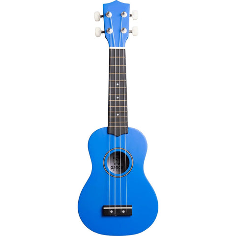 Amahi PNUKDB Tropical Series Soprano Ukulele with Gig Bag-Dark Blue-Music World Academy