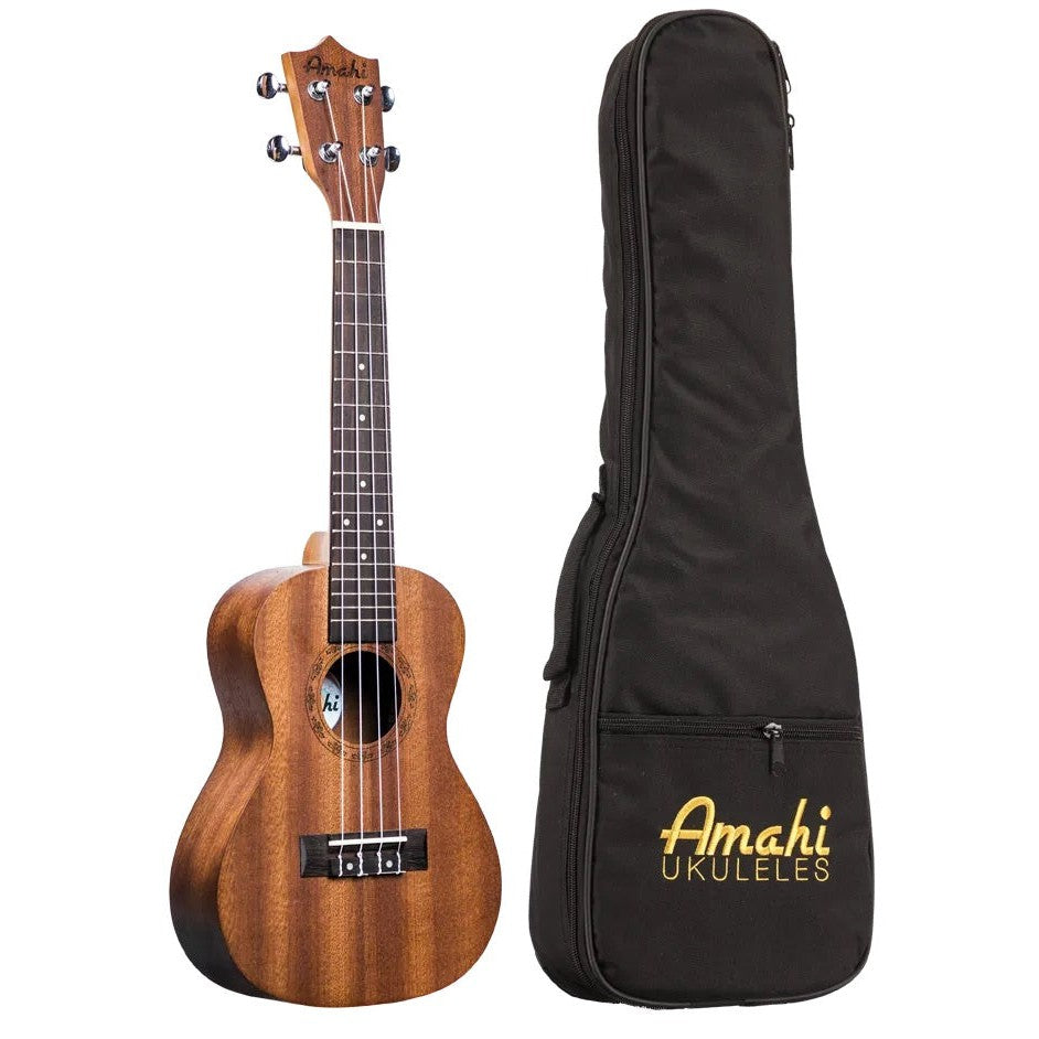 Amahi UK210C Mahogany Series Concert Ukulele with Gig Bag-Music World Academy