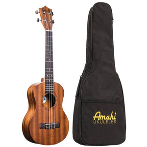 Amahi UK210T Mahogany Series Tenor Ukulele with Gig Bag-Music World Academy