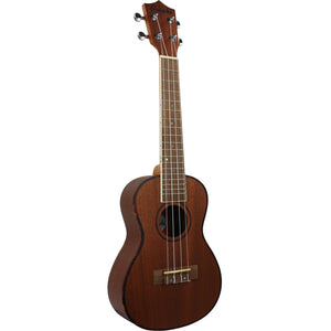 Amahi UK220C-EQ Classic Mahogany Acoustic/Electric Concert Ukulele with Gig Bag-Music World Academy