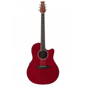 Applause AB24II-RR Standard Balladeer Acoustic/Electric Guitar-Ruby Red (Discontinued)-Music World Academy