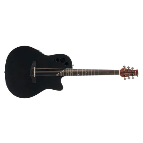 Applause AE44-5S Elite Acoustic/Electric Guitar-Black Satin-Music World Academy