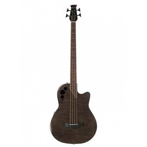 Applause AEB4IIP-TBKF Elite Exotic Acoustic/Electric Bass-Transparent Black Flame (Discontinued)-Music World Academy