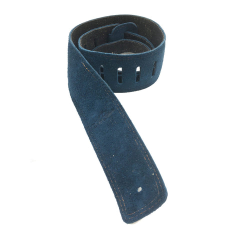 Art & Lutherie 045235 Dakota Suede Guitar Strap-Indigo-Music World Academy