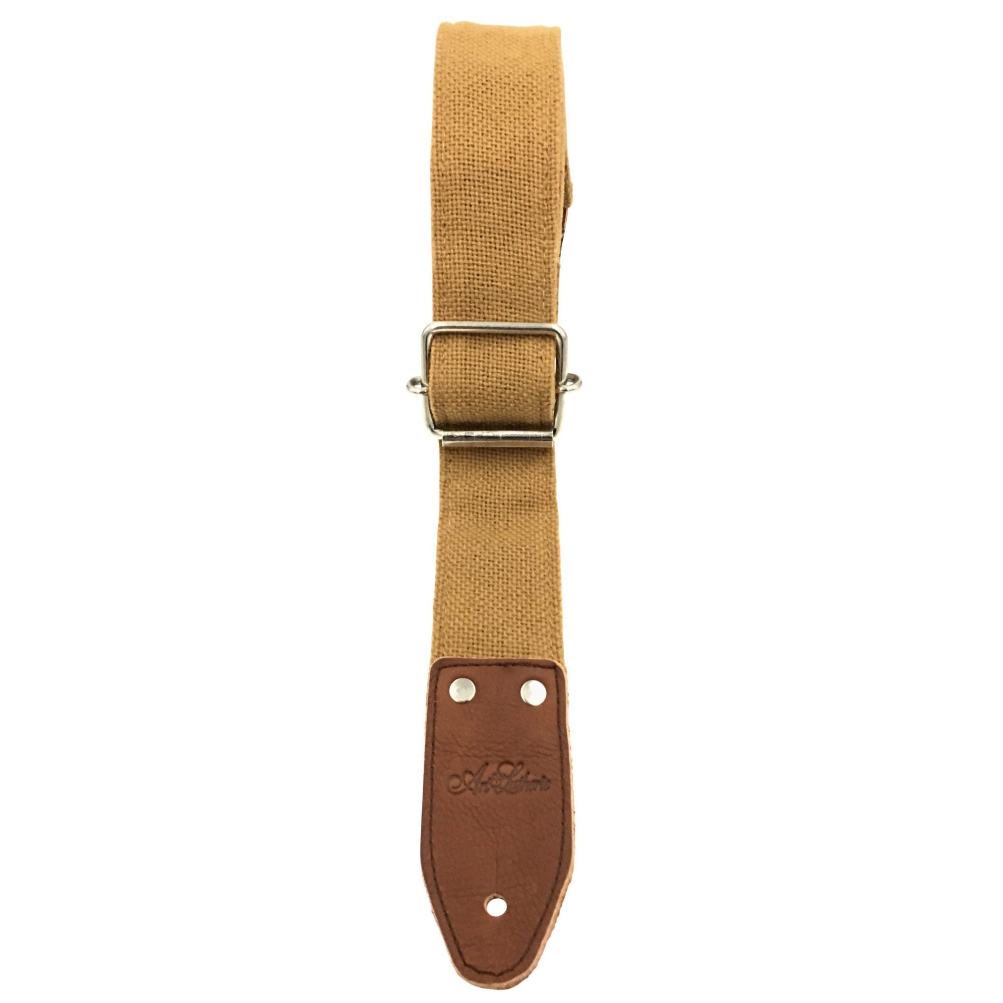 Art & Lutherie 045280 Outlaw Cotton Guitar Strap-Tan-Music World Academy