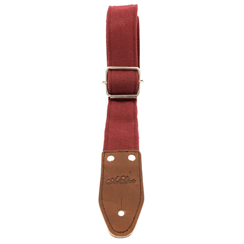 Art & Lutherie 045297 Outlaw Cotton Guitar Strap-Red-Music World Academy