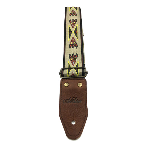 Art & Lutherie 045334 Diablo Guitar Strap-Tan-Music World Academy