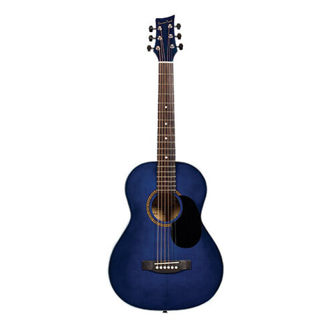Beaver Creek BCTD601BB 3/4 Size Acoustic Guitar with Gig Bag-Blueburst-Music World Academy