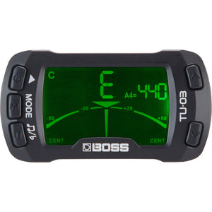 Boss TU-03 Chomatic Clip-On Tuner & Metronome-Music World Academy