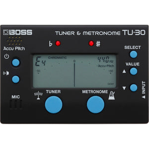 Boss TU-30 Chromatic Tuner/Metronome-Music World Academy