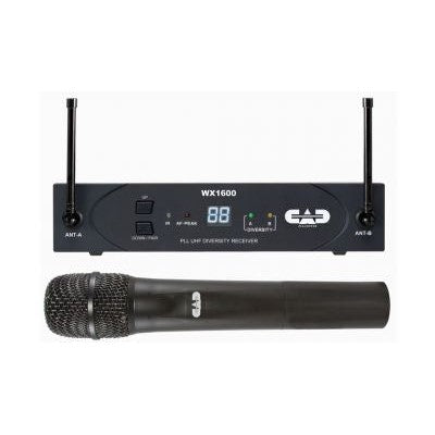 CAD WX1600G UHF Handheld Microphone Wireless System (Discontinued)-Music World Academy