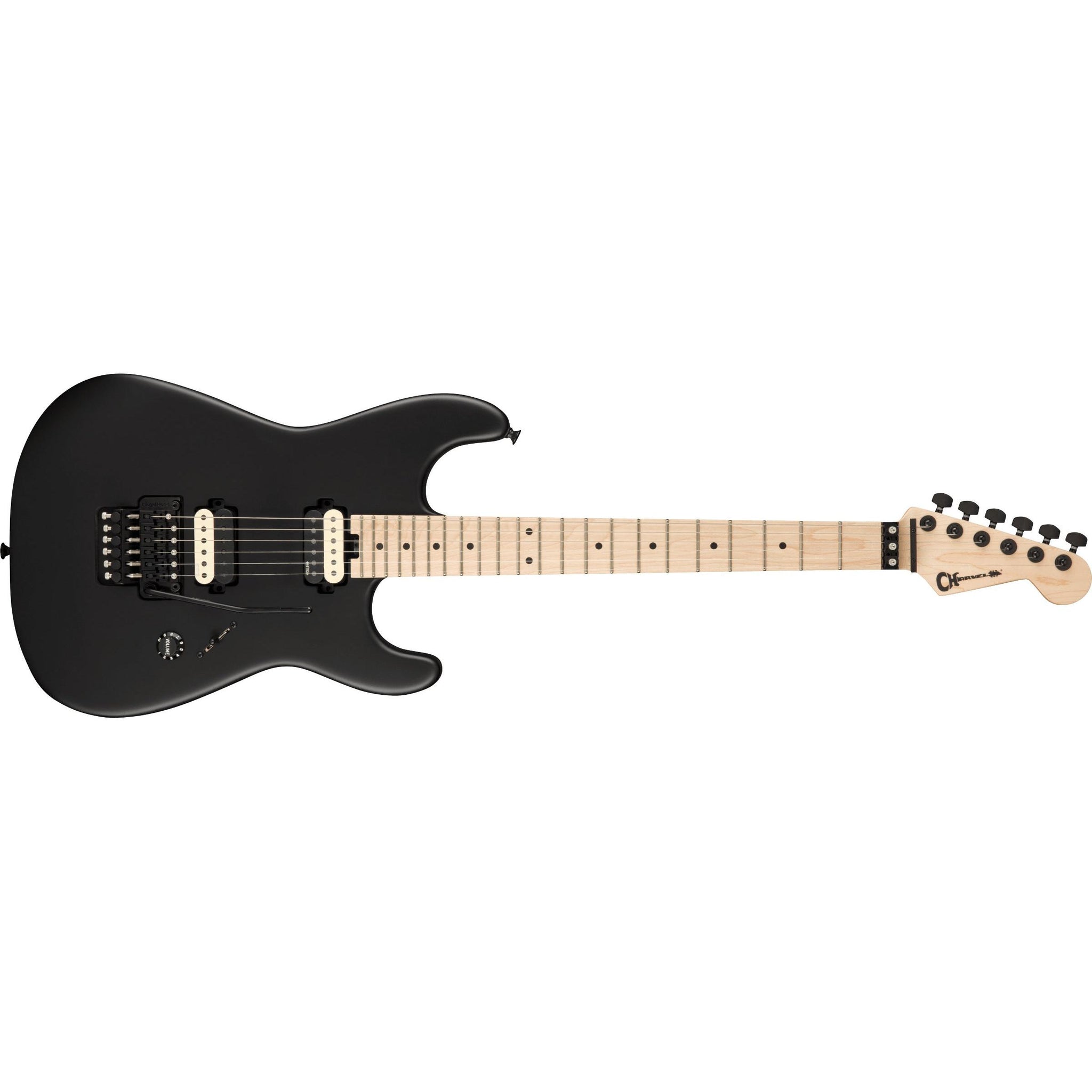Charvel Jim Root Signature Pro-Mod SD1 HH FR M Electric Guitar with Hard Bag-Satin Black-Music World Academy