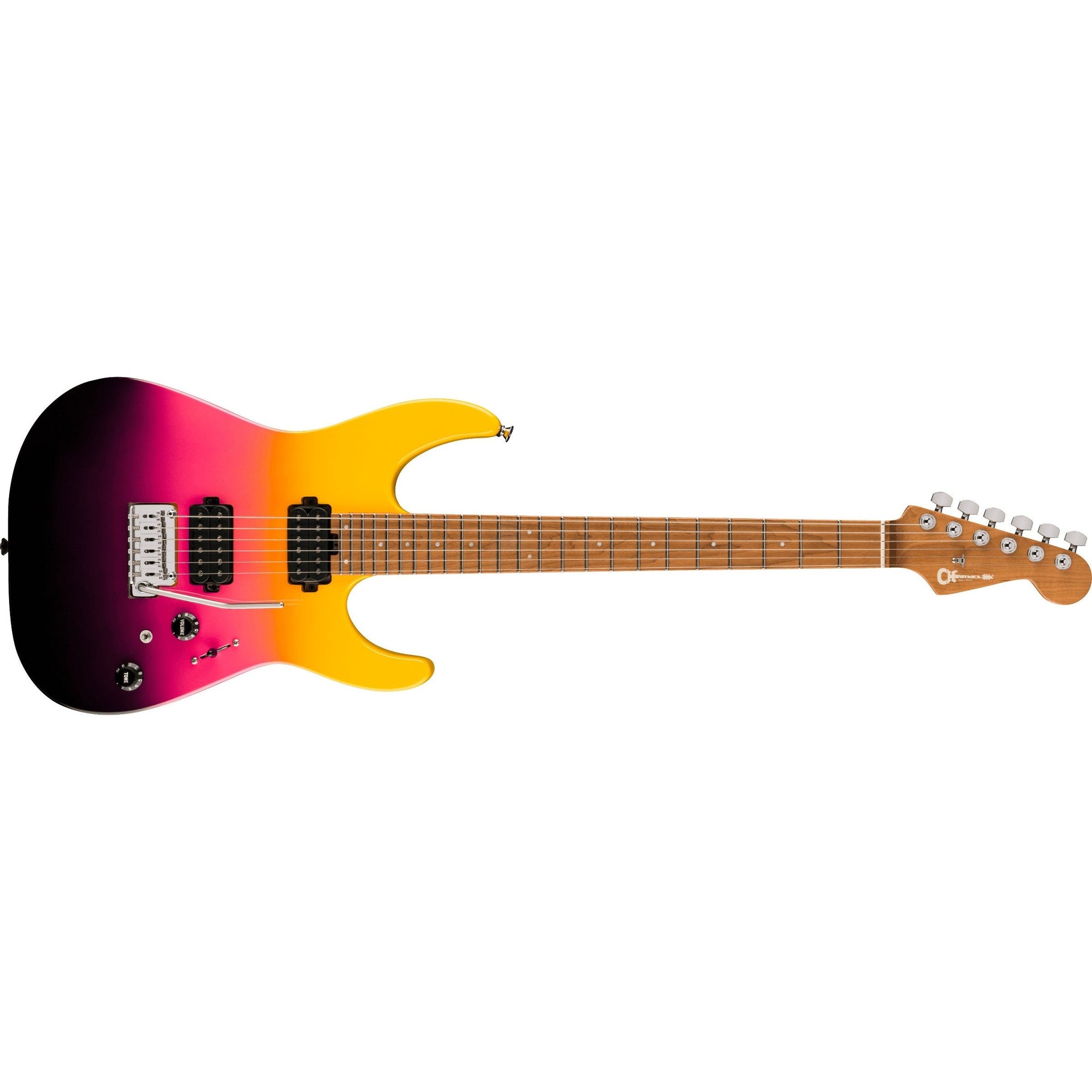 Charvel Pro-Mod DK24 HH 2PT CM Electric Guitar-Malibu Sunset-Music World Academy