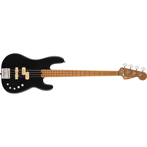 Charvel Pro-Mod San Dimas PJ IV Electric Bass-Satin Black-Music World Academy