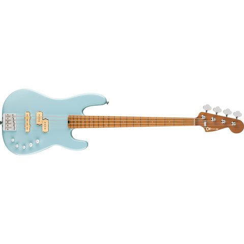 Charvel Pro-Mod San Dimas PJ IV Electric Bass-Sonic Blue-Music World Academy