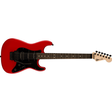 Charvel Pro-Mod So-Cal Style 1 SC4 HSS FR Electric Guitar-Ferrari Red-Music World Academy