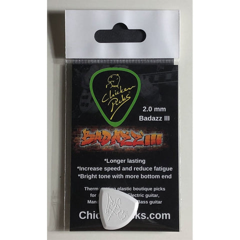 Chicken Picks Badazz III 2.0 mm Pick-Music World Academy