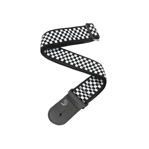 D'Addario 50C02 Guitar Strap-Check Mate-Music World Academy