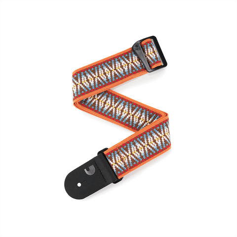 D'Addario 50G00 Hootenanny Guitar Strap-Sunrise-Music World Academy