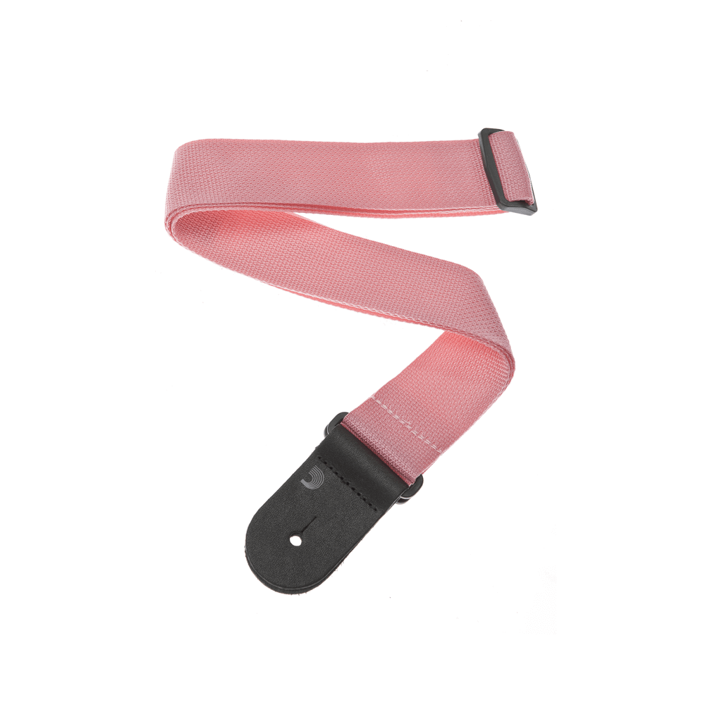 D'Addario PWS106 Polypropylene Guitar Strap-Pink-Music World Academy