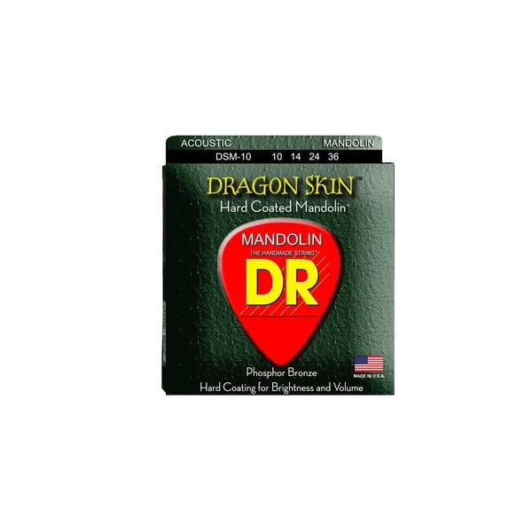 DR DSM-10 Dragon Skin Coated Phosphor Bronze Mandolin Strings 10-36-Music World Academy